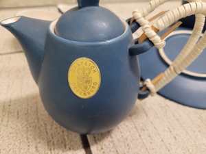 Kleines Tee Servies in Blau Bild 3