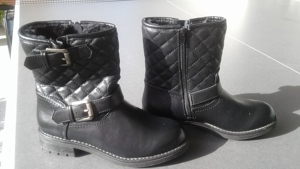 Neuwertige lässige Damen-Stiefeletten, nur 1x getragen, Gr. 37, schwarz, Warmfutter Bild 4