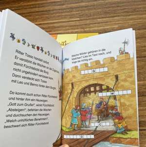Leselernmappe Leselöwen mit Erstlesebuch   Buch, Übungsheft & Kartenspiel Bild 4
