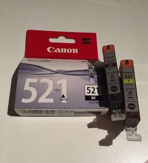 Canon Druckerpatronen CLI-521, NEU, 3 Stk. Bild 1