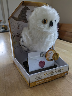 Harry Potter Interaktive Plüsch-Eule Hedwig Bild 2
