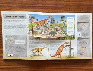 Tolles großes Dinosaurier-Buch mit Aufklapp-Seiten Bild 3