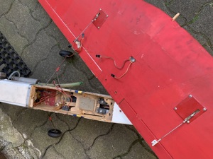 Modellflieger altes Flugzeug für Bastler u. Liebhaber Bild 3