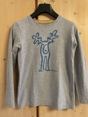 Longshirt, Sweatshirt elkline, grau, Größe 140 146