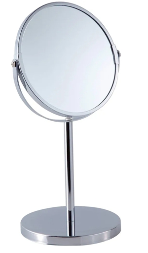 Kosmetikspiegel gebraucht, Standspiegel, Karla, SANWOOD, 16 cm Durchmesser, 5-fache Vergrößerung Bild 1