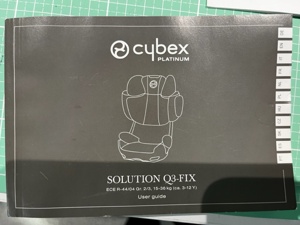 Autokindersitz Cybex Solution Q - 16 - 36kg Bild 2