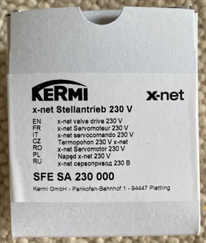 Kermi X-net Stellantrieb für Fußbodenheizung Bild 4