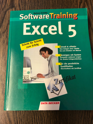 Software Training Excel 5 mit Diskette Bild 1
