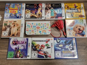 Nintendo 3 DS Paket mit Spiele Bild 1