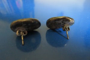 Ohrstecker Ammonit Unikat Bild 2