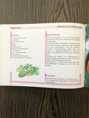 Kochbuch Tupperware: Kochen mit der Mikrowelle Bild 7