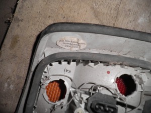 BMW 5 Heckleuchte E34 Bild 3
