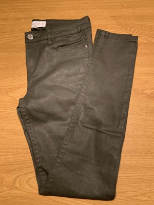  Jeans Hoaw Damen-Hosen Gr. 34 (26) mit Coating oder bedruckt - Mango  Bild 3