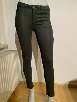  Jeans Hoaw Damen-Hosen Gr. 34 (26) mit Coating oder bedruckt - Mango  Bild 2