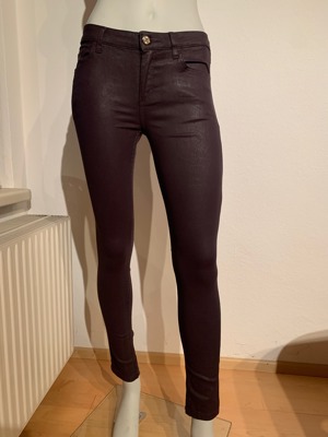  Jeans Hoaw Damen-Hosen Gr. 34 (26) mit Coating oder bedruckt - Mango  Bild 4