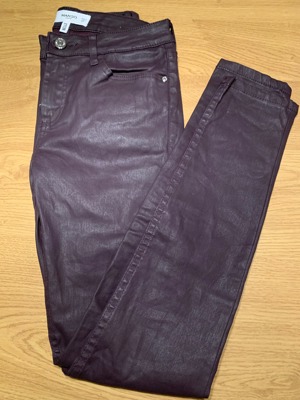  Jeans Hoaw Damen-Hosen Gr. 34 (26) mit Coating oder bedruckt - Mango  Bild 6