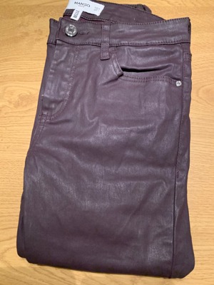  Jeans Hoaw Damen-Hosen Gr. 34 (26) mit Coating oder bedruckt - Mango  Bild 5