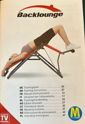 Backlounge Rückentrainer Bild 2