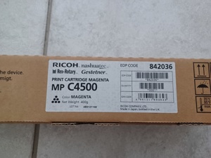Toner Ricoh MP C4500 Magenta und andere  Bild 1