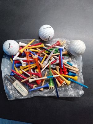 Golfbag mit Golfschläger Bild 6