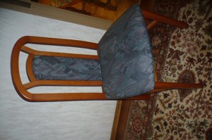 Esstisch - Kirschholz furniert mit 6 Stühlen Bild 2