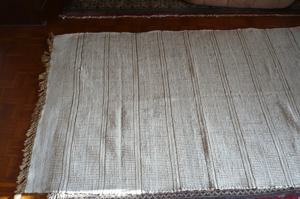 Handwebeteppich Durry Indisch Schurwolle Bild 2