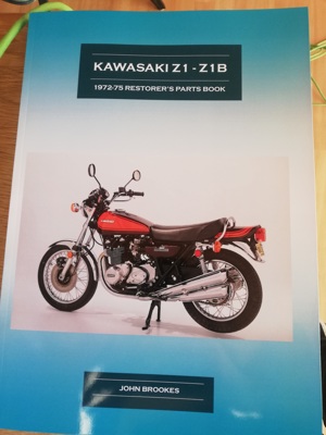 Kawasaki Z1 John Brooks Restorer's Part Book Z1 1972-1975 Bild 1