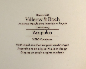Acapulco, Kaffeeservice und Speiseservice, Villeroy & Boch Kaffeetasse, Platten, vitro Porzellan,   Bild 10