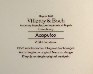 Acapulco, Kaffeeservice und Speiseservice, Villeroy & Boch Geschirr, Platten, vitro Porzellan,   Bild 10