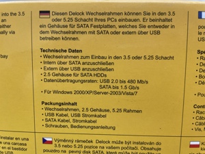 Mobile Rack for 2,5" Hard Disk Sata Bild 2
