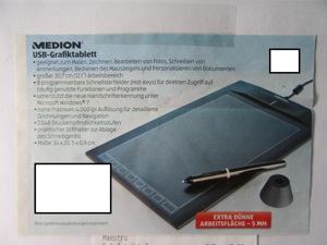 MEDION Grafik-Tablett für Fotobearbeitung und Grafik Bild 10
