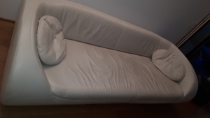 Leder Couch stylisch Bild 3