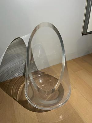 Asymmetrische Glas Vase  Bild 1