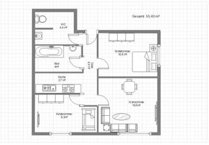 Schöne 3 Zimmerwohnung im Zentrum Lustenau!