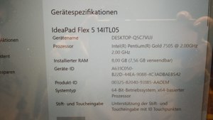 Lenovo Laptop IdeaPad Flex 5 Bild 2