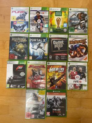 Xbox 360 Spielesammlung