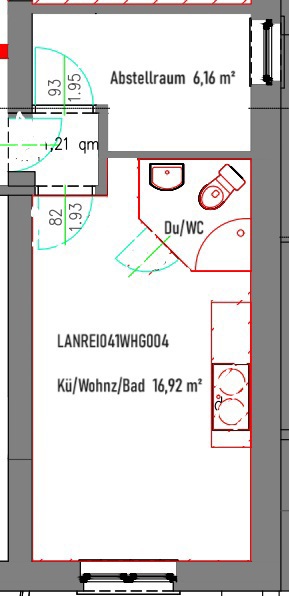 Kleinwohnung möbliert