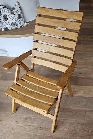 Gartenstühle und Tisch, echt Holz lackiert, österr. Qualitätsprodukt Bild 4