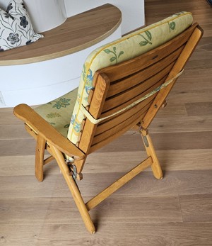 Gartenstühle und Tisch, echt Holz lackiert, österr. Qualitätsprodukt Bild 3