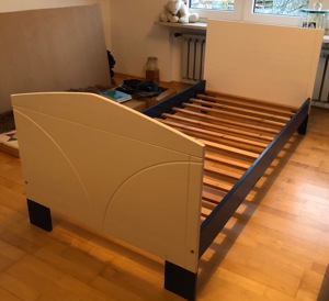 Kinderbett Jugendbett aus Holz Bett für Matratze 90 x 180 inkl. Lattenrost Bild 10