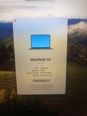 MacBook Air M2 Mitternacht Bild 7