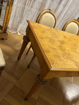 Barock Tisch Esstisch Barockstil Messing Esszimmer Louis XV Bild 5