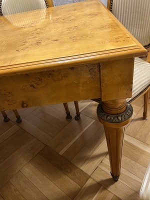 Barock Tisch Esstisch Barockstil Messing Esszimmer Louis XV Bild 4