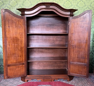 Barock Schrank Empire Dielenschrank Biedermeier Intarsien Kasten Bild 10