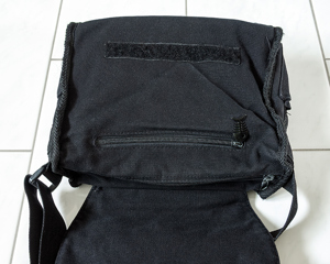 Handtasche, Fishbone, Damentasche, Umhängetasche, schwarze Tasche,  Bild 3