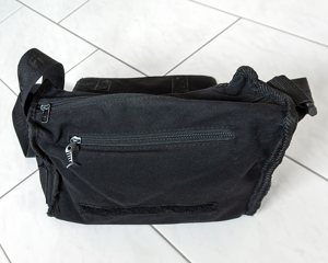 Handtasche, Fishbone, Damentasche, Umhängetasche, schwarze Tasche,  Bild 4
