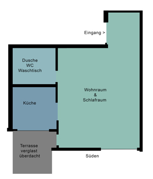 Ein-Zimmer Wohnung in Bludenz, Walserweg Bild 1
