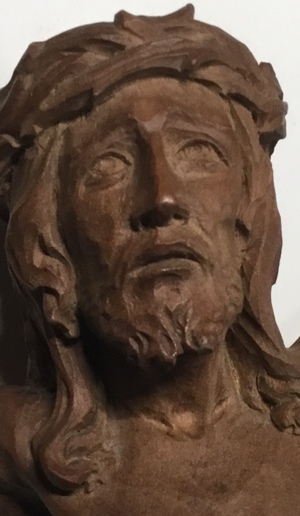 Christus ohne Kreuz aus Holz Bild 5
