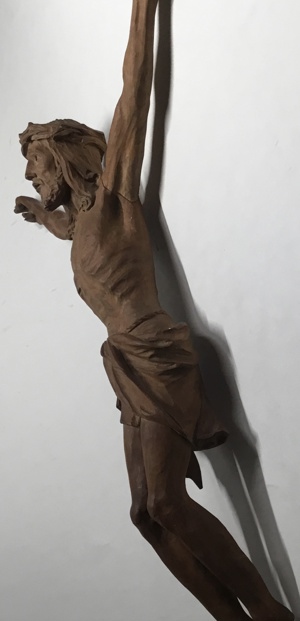 Christus ohne Kreuz aus Holz Bild 3
