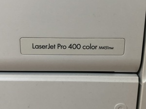 HP LaserJet Pro 400 color M451nw Laserdrucker Bild 1